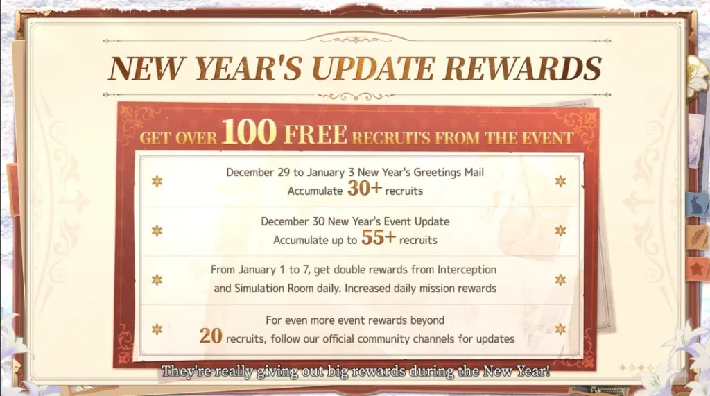 Nikke Neujahrs-Update 2026 – Die Belohnungen im Überblick